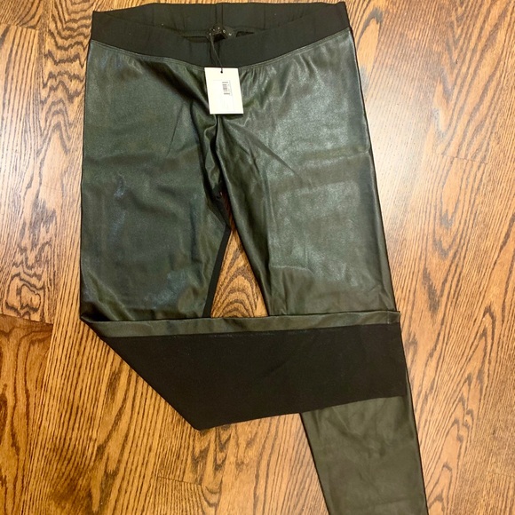 HATCH Faux Leather Maternity Leggings - Picture 4 of 5